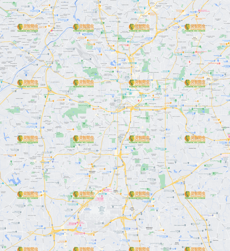 美国 亚特兰大 Google 谷歌 高清地图