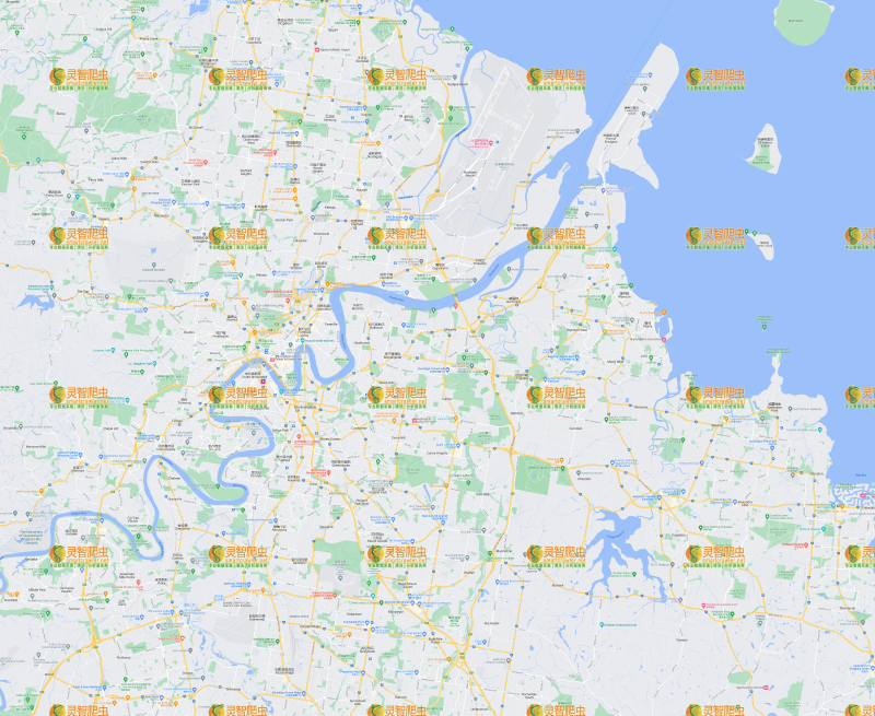 澳大利亚 布里斯班 Google 谷歌 高清地图