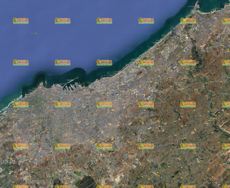 摩洛哥 卡萨布兰卡 Google 谷歌 高清卫星图