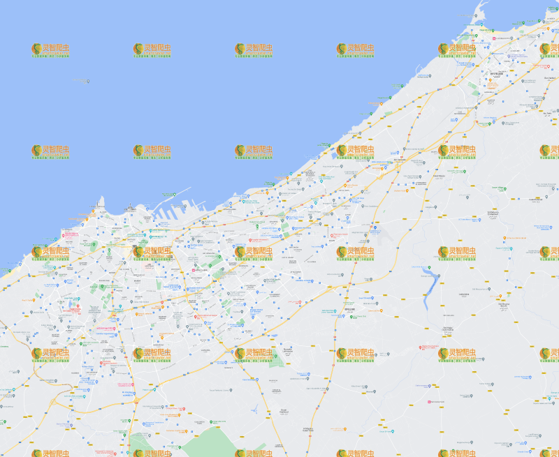 摩洛哥 卡萨布兰卡 Google 谷歌 高清地图