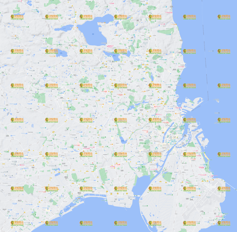 丹麦 哥本哈根 Google 谷歌 高清地形图