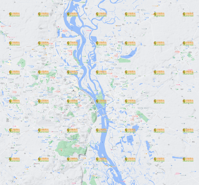 乌克兰 基辅 Google 谷歌 高清地形图