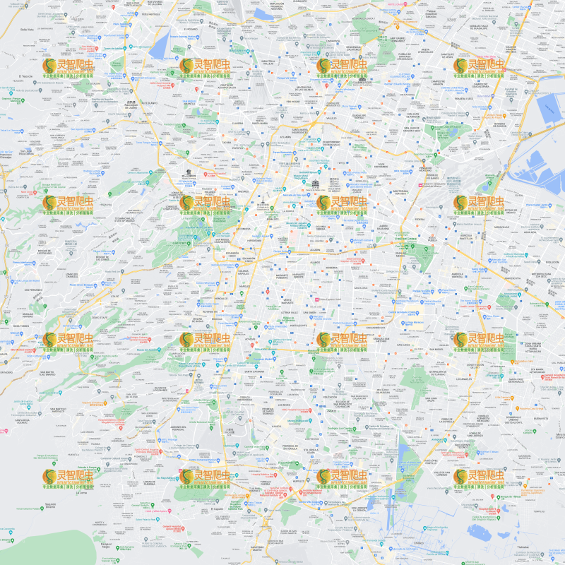 墨西哥 墨西哥城 Google 谷歌 高清地图