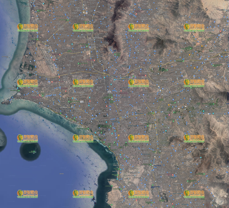 秘鲁 利马 Google 谷歌 高清卫星图