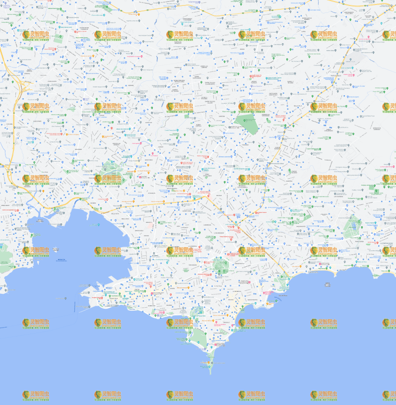 乌拉圭 蒙得维的亚 Google 谷歌 高清地图