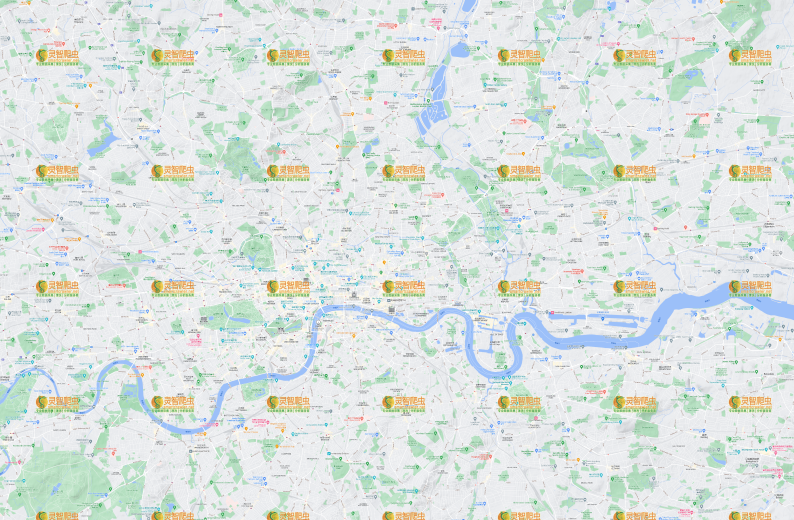 英国 伦敦 Google 谷歌 高清地形图
