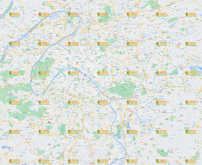 法国 巴黎 Google 谷歌 高清地图