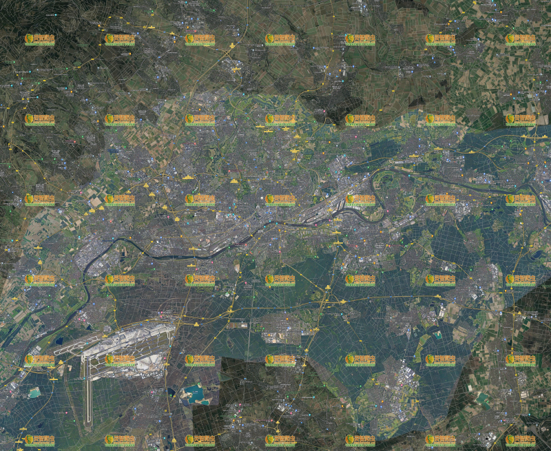 德国 法兰克福 Google 谷歌 高清卫星图