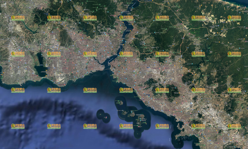 土耳其 伊斯坦布尔 Google 谷歌 高清卫星图