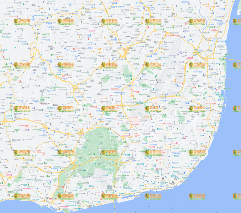 葡萄牙 里斯本 Google 谷歌 高清地图